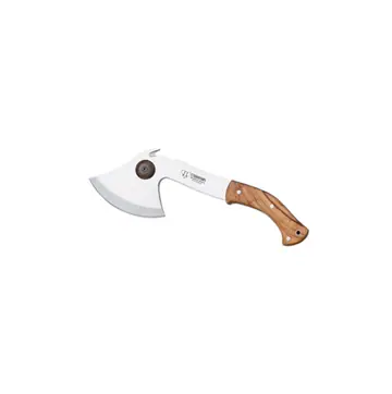 Cudeman bushcraftbijl met olijfhout