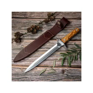 Cudeman Interceptor mes met olijfhout