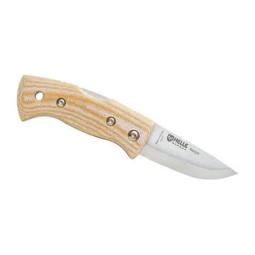 Helle Berget – Beige Canvas Micarta-mes